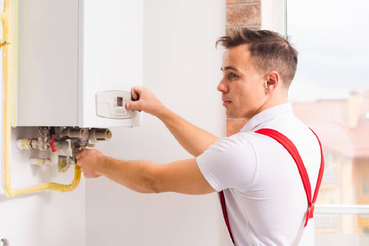 LPG gas bottles and pipework installed by gas fitter in Macarthur